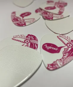 Alternative view of Púas blancas personalizadas PROGRIP de Delrin